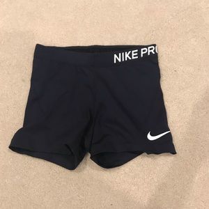 Navy blue Nike Pro Shorts